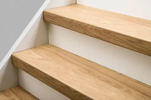 Montage pakket traprenovatie Eiken 13 trede (Dichte trap) 